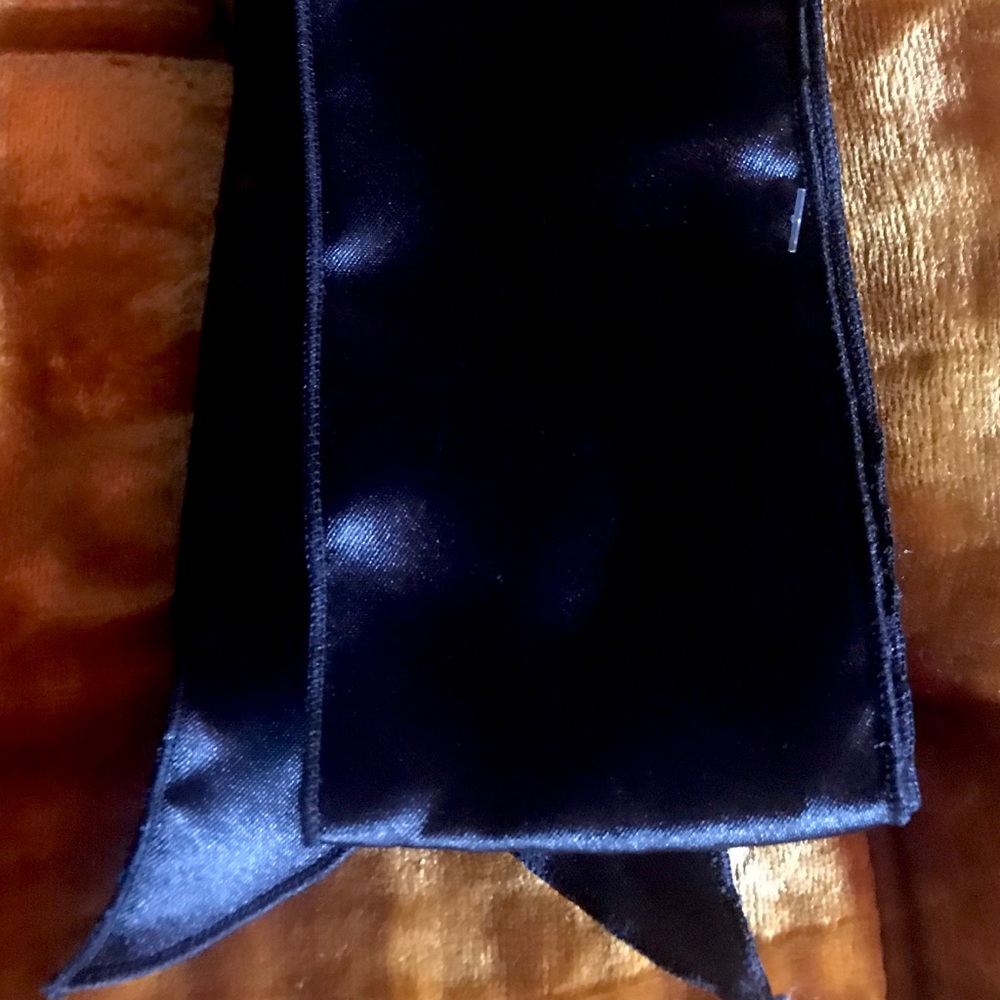 Black Silk Head Scarf